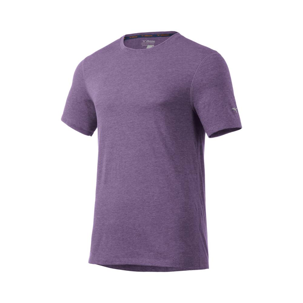 Mizuno Men's Inspire T-Shirts Purple (421646-OIL)